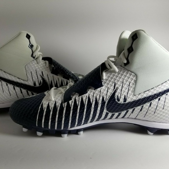 Nike Lunar Beast Pro TD CF Football Cleats Men\'s Size 16 White Blue New main image 8